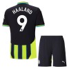 Maillot de Supporter Manchester City Haaland 9 Extérieur 2024-25 Pour Enfant